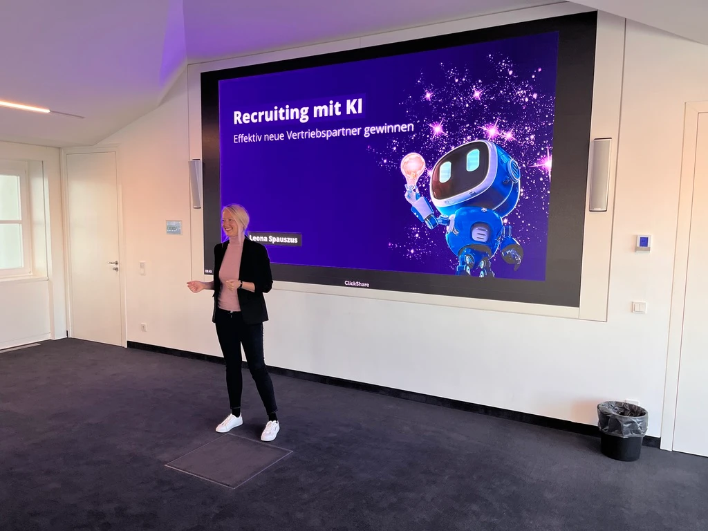 Leona präsentiert Recruiting mit KI